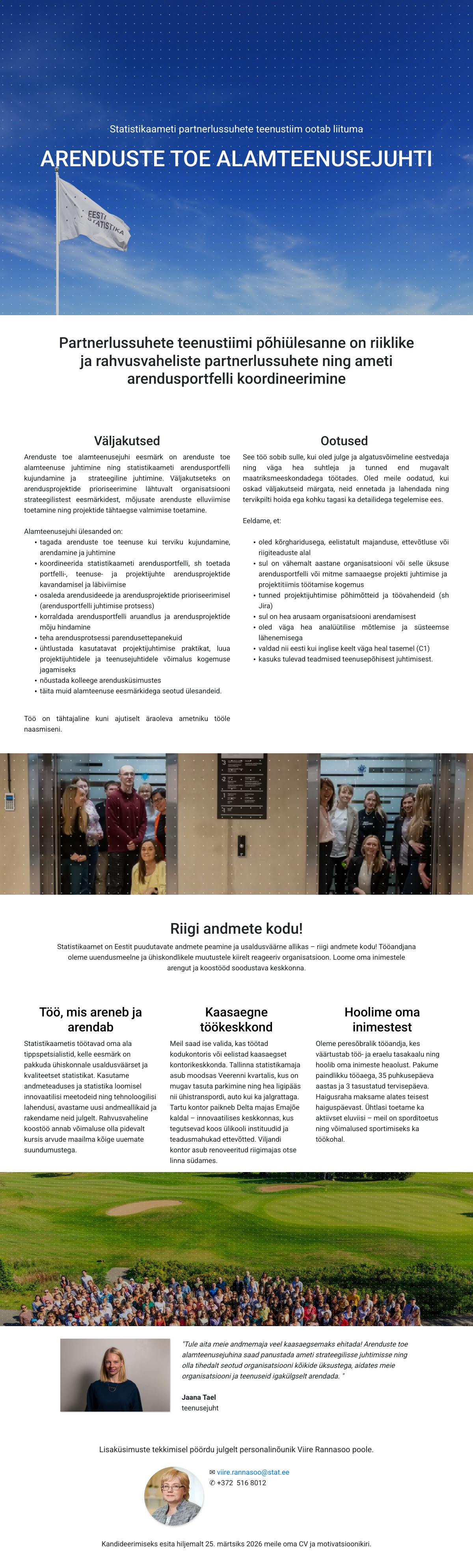 Arenduste toe alamteenusejuht